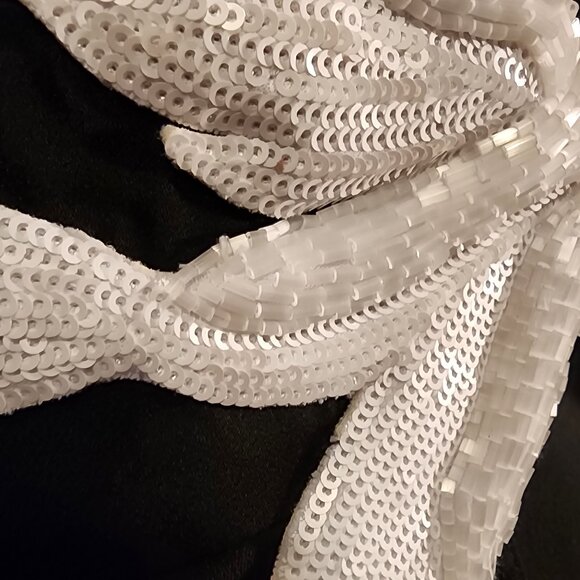 Size 4 BCBG Max Azria Abigayle LBD W/Beaded Dove Customized W/Embroidery Birds - Picture 12 of 13